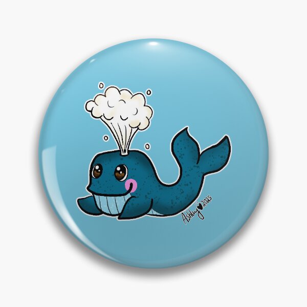 Item preview, Kawaii Blue Whale  designed and sold by Yuni-Naoki.