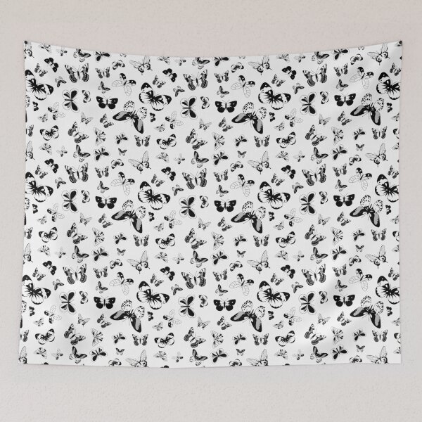 Item preview, Butterflies (black and white edition) designed and sold by Juliette Lancien.