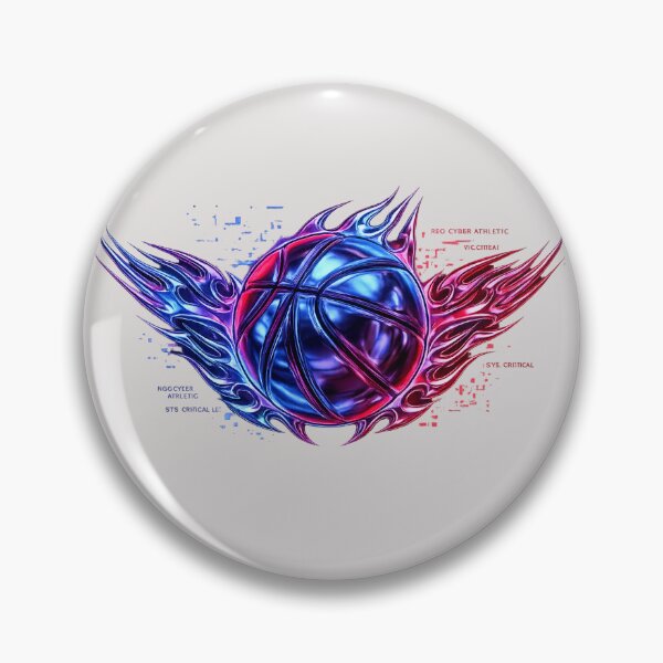 Item preview, Liquid Chrome Cyber Basketball designed and sold by krish-prints.