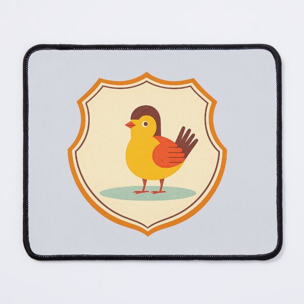 Item preview, Retro Songbird Crest designed and sold by mellow-koko.