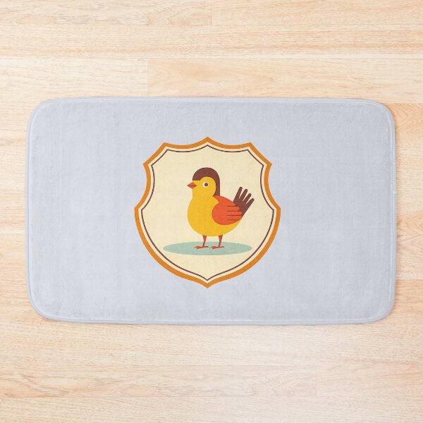 Item preview, Retro Songbird Crest designed and sold by mellow-koko.