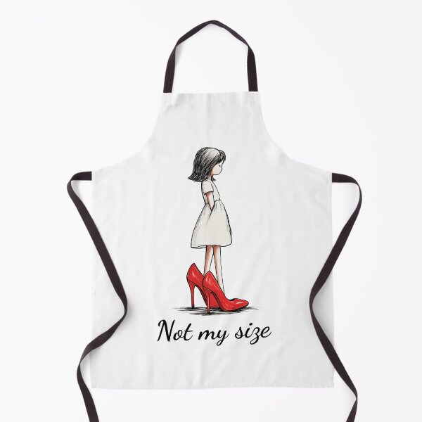 Item preview, Not My Size | Oversized Red Heels Emotional Fashion Illustration designed and sold by FMproject.