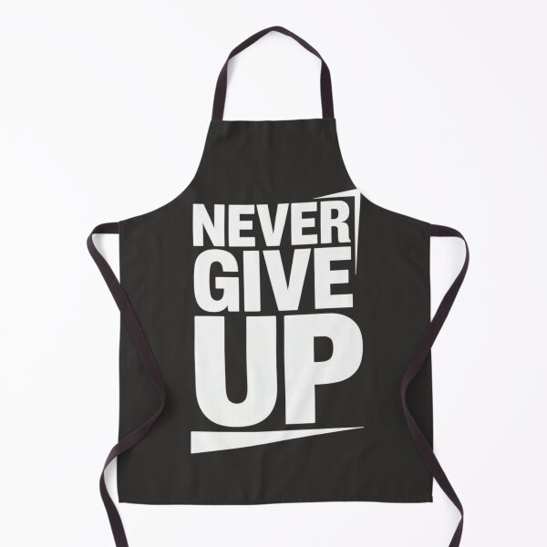 Item preview, Never Give Up Motivational Quote T-Shirt designed and sold by GiftLore Studio.