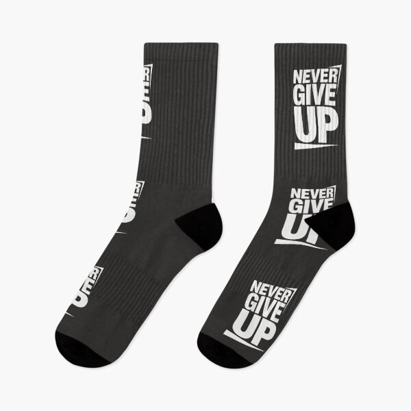 Item preview, Never Give Up Motivational Quote T-Shirt designed and sold by Snark & Spark.