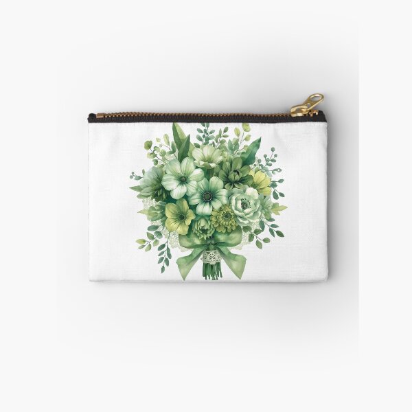 Item preview,  Green flowers watercolor designed and sold by uunaa.