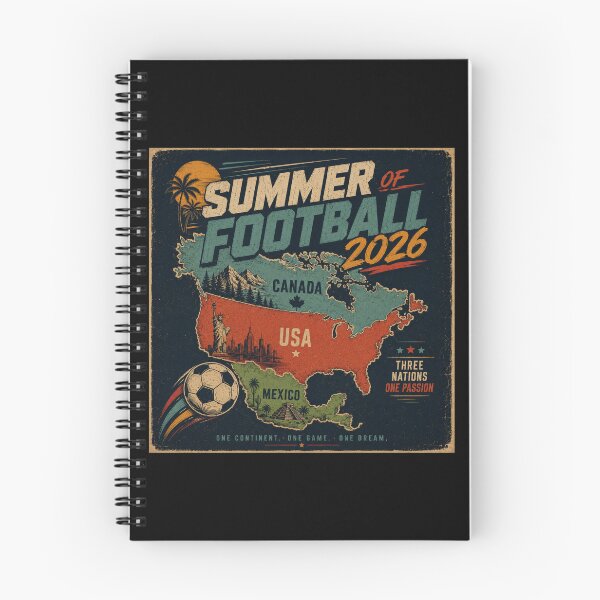Item preview, Summer of Football 2026 - Retro North America Map designed and sold by NicolasMar.