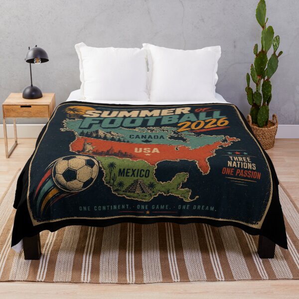 Item preview, Summer of Football 2026 - Retro North America Map designed and sold by NicolasMar.