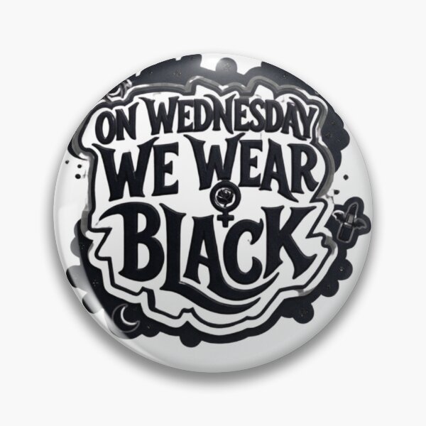 Item preview, on wednesday we wear black designed and sold by Oddasshop.