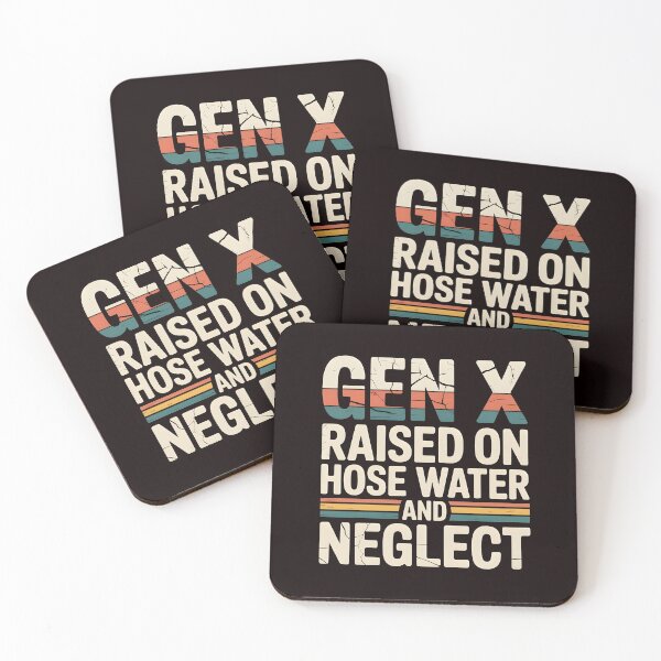 Item preview, Gen X Raised On Hose Water And Neglect Shirt – Funny Retro Gen X Nostalgia designed and sold by Redgiant87x.