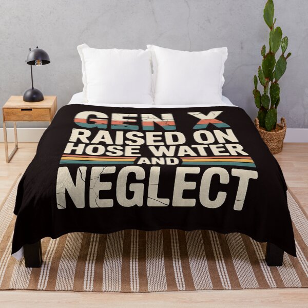 Item preview, Gen X Raised On Hose Water And Neglect Shirt – Funny Retro Gen X Nostalgia designed and sold by Redgiant87x.