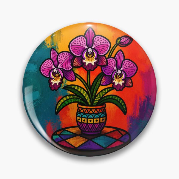 Item preview, Amazon Orchid – Tropical Floral Art designed and sold by BrazilArtShop.