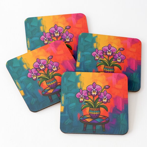 Item preview, Amazon Orchid – Tropical Floral Art designed and sold by BrazilArtShop.