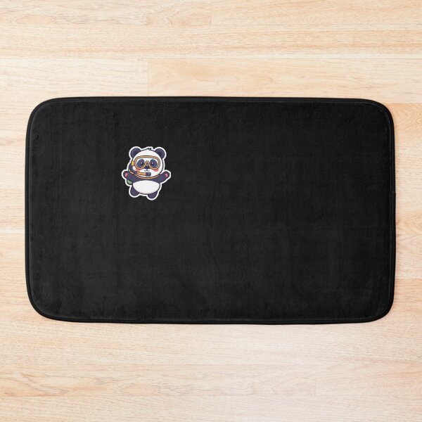 Item preview, Cute Panda Scuba Diving - Left Chest Badge Funny Ocean Bear designed and sold by islam gamal.