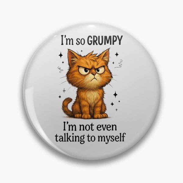 Item preview, Cat I am So Grumpy I am not Even Talking to Myself Graceful Cats in Motion Gifts for Cats lover designed and sold by MalwasBasket.