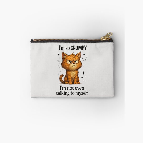Item preview, Cat I am So Grumpy I am not Even Talking to Myself Graceful Cats in Motion Gifts for Cats lover designed and sold by MalwasBasket.