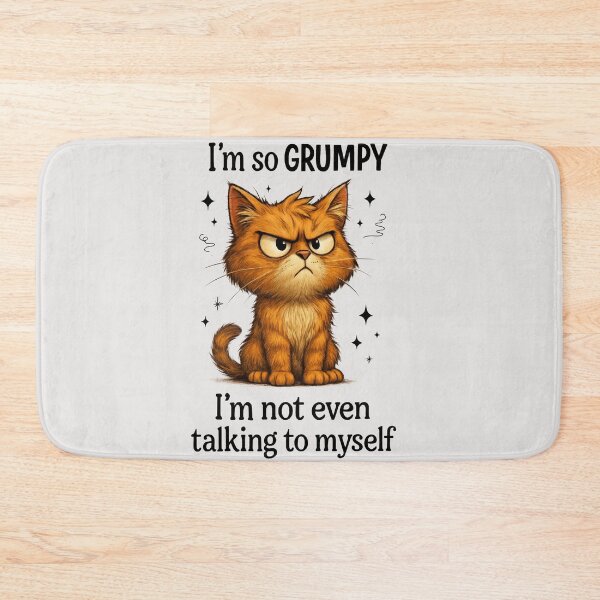 Item preview, Cat I am So Grumpy I am not Even Talking to Myself Graceful Cats in Motion Gifts for Cats lover designed and sold by MalwasBasket.
