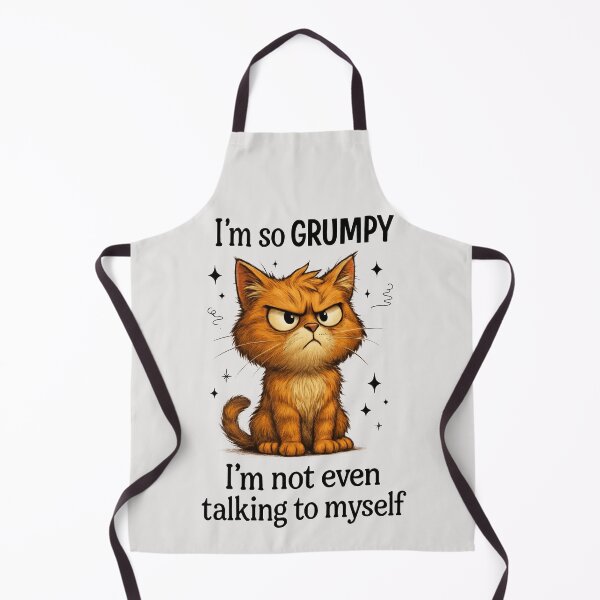 Item preview, Cat I am So Grumpy I am not Even Talking to Myself Graceful Cats in Motion Gifts for Cats lover designed and sold by MalwasBasket.