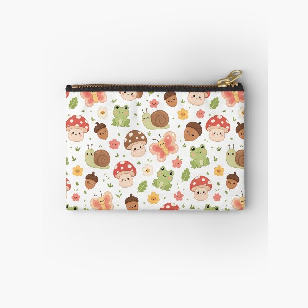 Item preview, Kawaii Mushroom Nature Cute Seamless Pattern Print designed and sold by Inkworksbyshery.