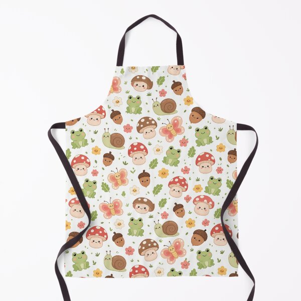 Item preview, Kawaii Mushroom Nature Cute Seamless Pattern Print designed and sold by Inkworksbyshery.