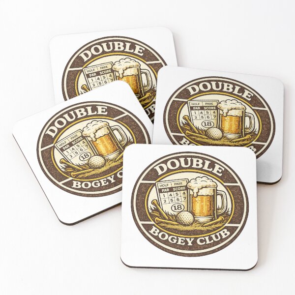 Item preview, Double Bogey Club Retro Golf Badge Design designed and sold by EastEndTownie.