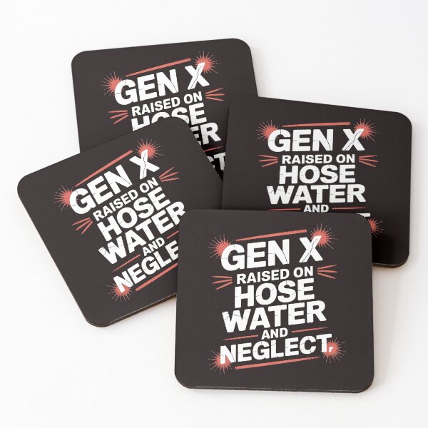 Item preview, Gen X Raised On Hose Water And Neglect Shirt – Retro Gen X Humor designed and sold by Redgiant87x.