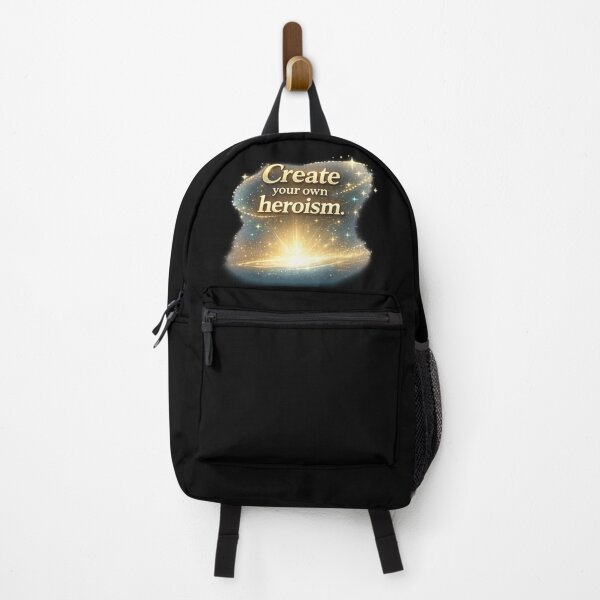 Item preview, Create Your Own Heroism - Luxury Golden Sparkle Quote designed and sold by TripleVertex-1.