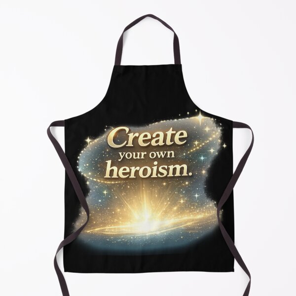Item preview, Create Your Own Heroism - Luxury Golden Sparkle Quote designed and sold by TripleVertex-1.