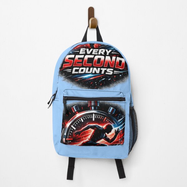 Item preview, Every Second Counts Runner Design | Motivational Quote Design designed and sold by Velora Printss.