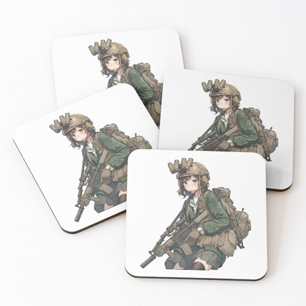 Item preview, Tactical School Girl - Anime Special Ops designed and sold by RAWLIFEGRAPHIC.