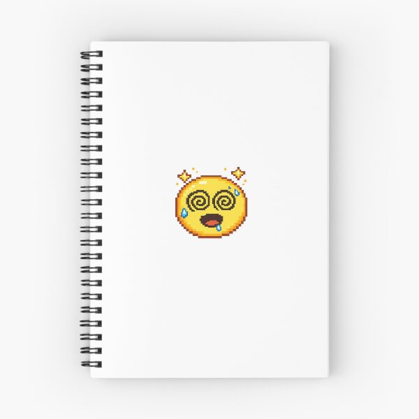 Item preview, Dizzy Pixel Emoji – Retro 8 Bit Overwhelmed Reaction Sticker designed and sold by ANiyati.