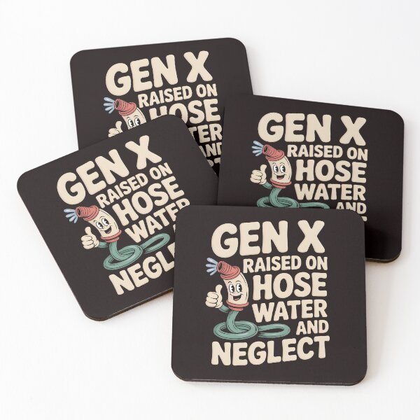 Item preview, Gen X Raised On Hose Water And Neglect Shirt – Classic Retro Gen X Nostalgia designed and sold by Redgiant87x.