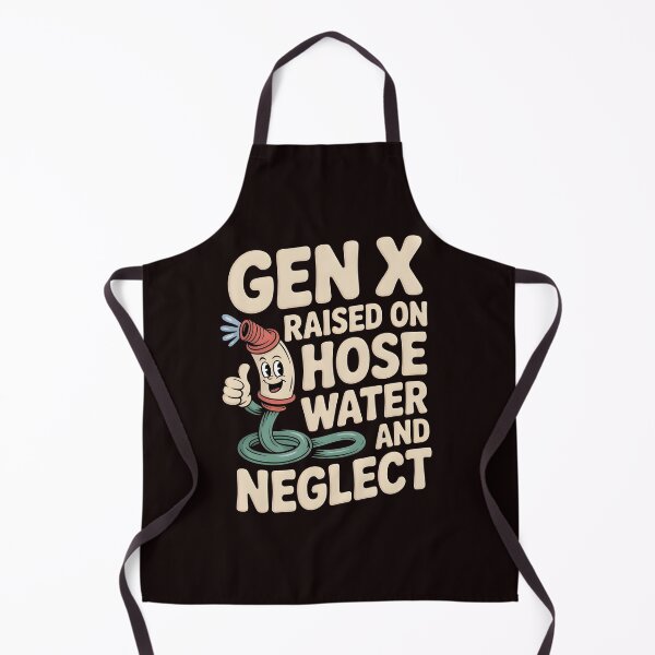 Item preview, Gen X Raised On Hose Water And Neglect Shirt – Classic Retro Gen X Nostalgia designed and sold by Redgiant87x.
