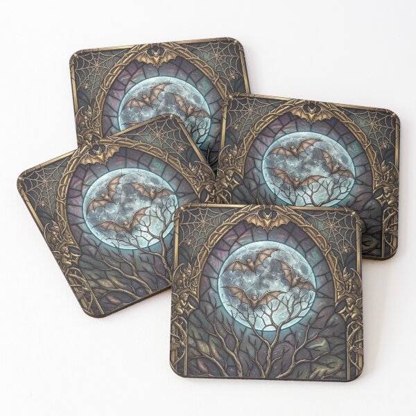 Item preview, Spooky Night: Gothic Tree and Flying Bats. designed and sold by BriSher.