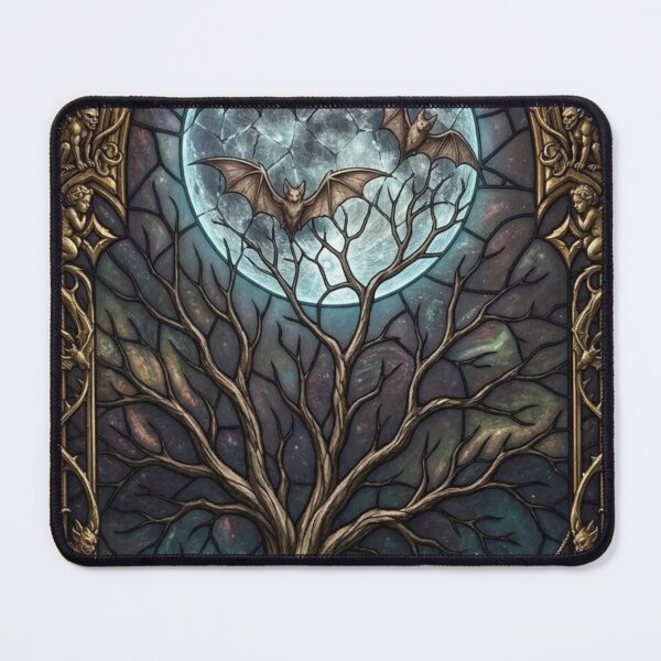 Item preview, Spooky Night: Gothic Tree and Flying Bats. designed and sold by BriSher.