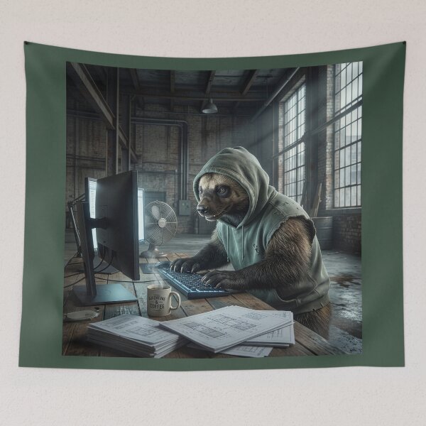 Item preview, Wolverine Hacker  designed and sold by Tridentulus.