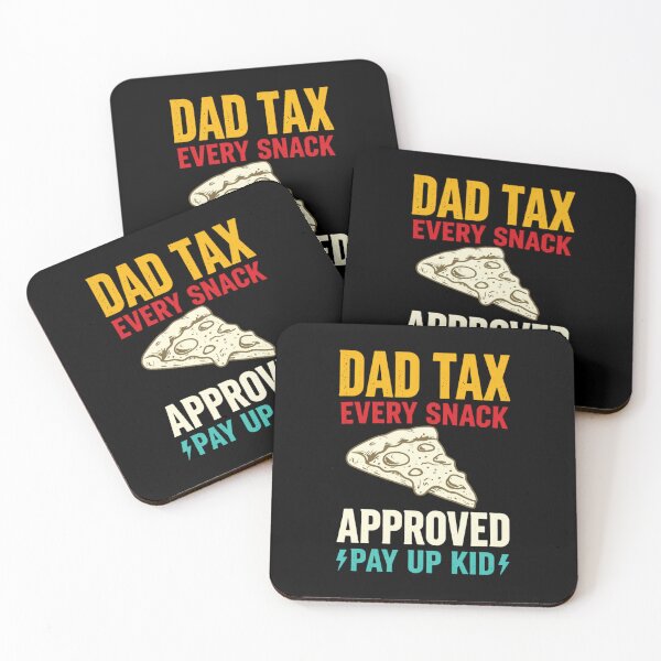 Item preview, Dad Tax – Funny Snack Approval Parenting Humor Design designed and sold by Taans-Creation.