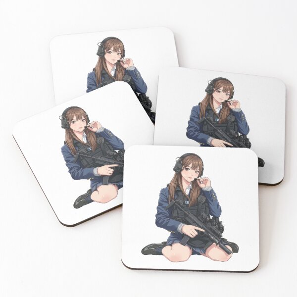 Item preview, Tactical School Girl - Anime Special Ops designed and sold by RAWLIFEGRAPHIC.