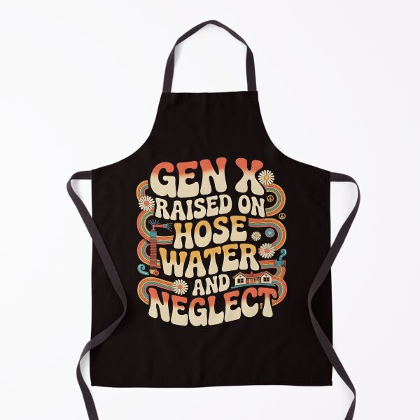 Artikelvorschau, Gen X – Aufgewachsen mit Gartenschlauchwasser und Vernachlässigung – Sarkastisches Vintage-Gen-X-Shirt entworfen und verkauft von Redgiant87x.