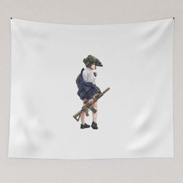 Item preview, Tactical School Girl - Anime Special Ops designed and sold by RAWLIFEGRAPHIC.