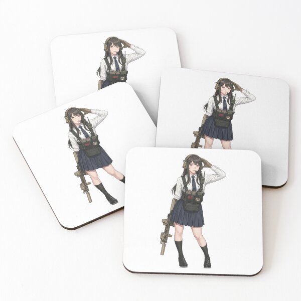 Item preview, Tactical School Girl - Anime Special Ops designed and sold by RAWLIFEGRAPHIC.