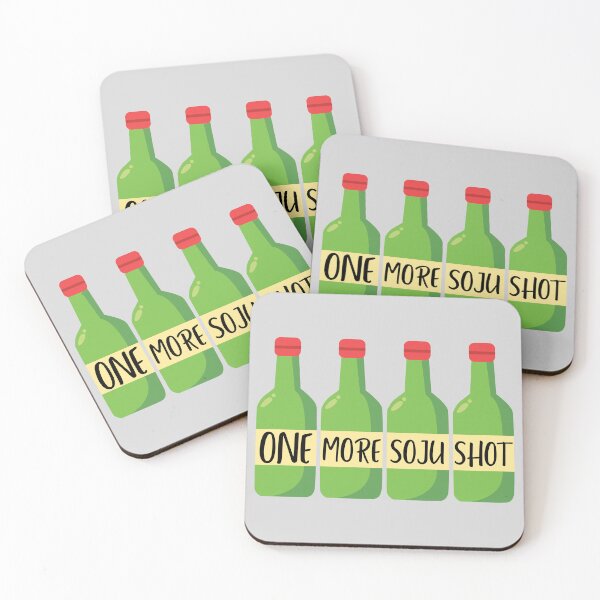 Item preview, One More Soju Shot bottles for K-culture fans designed and sold by ArtEllary.
