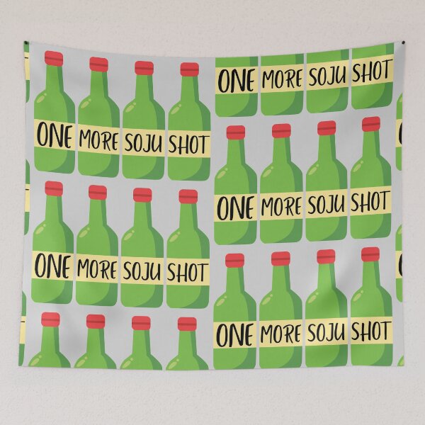 Item preview, One More Soju Shot bottles for K-culture fans designed and sold by ArtEllary.