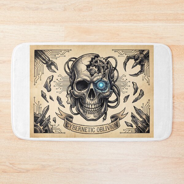 Item preview, Biomechanical_skull_tattoo_art__exposed designed and sold by JOTAMIKE.
