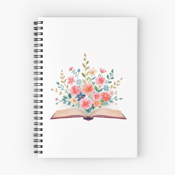 Item preview,  Flowers on book designed and sold by uunaa.