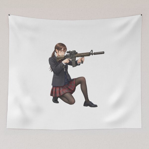Item preview, Copy of Tactical School Girl - Anime Special Ops designed and sold by RAWLIFEGRAPHIC.