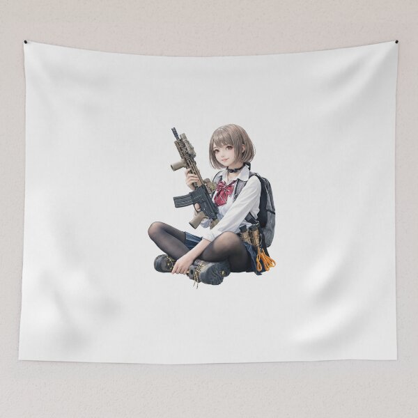 Item preview, Tactical School Girl - Anime Special Ops designed and sold by RAWLIFEGRAPHIC.