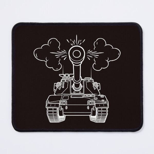 Item preview, Minimalist Military Tank Line Art designed and sold by ArtPer-design.