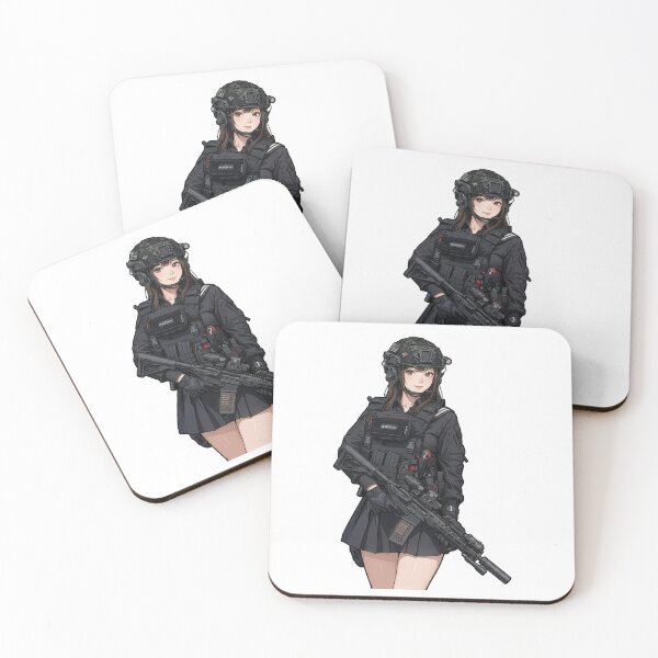 Item preview, Tactical School Girl - Anime Special Ops designed and sold by RAWLIFEGRAPHIC.