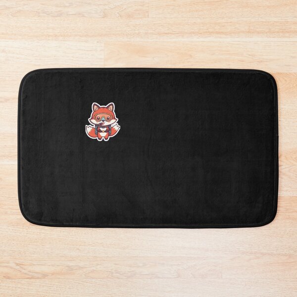 Item preview, Cute Red Fox Scuba Diving - Left Chest Badge Funny Ocean Fox designed and sold by islam gamal.