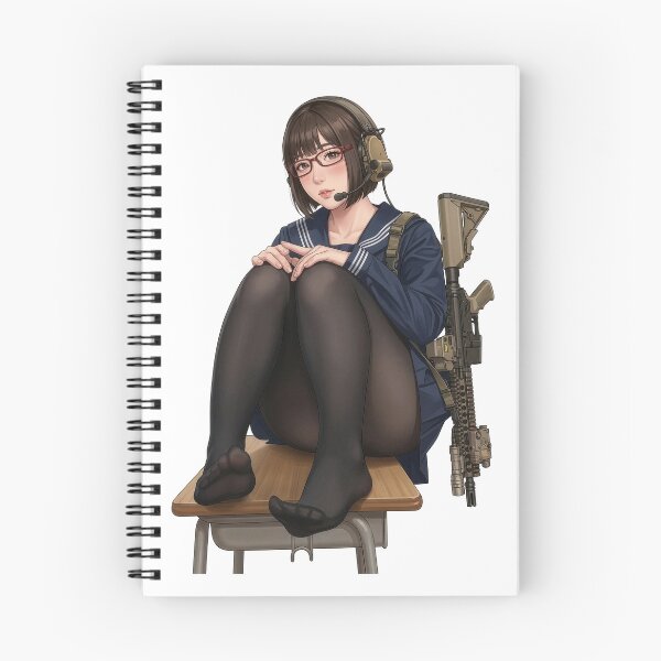 Item preview, Tactical School Girl - Anime Special Ops designed and sold by RAWLIFEGRAPHIC.